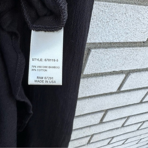 NWT Johnny Was Calme Easy Gauze Skirt Black Boho Resortwear - Picture 12 of 16